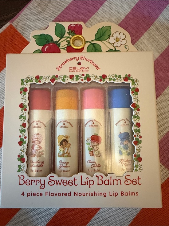 Celavi Other - Strawberry Shortcake Berry Sweet Lip Balm Set - Multi (4-Pack)